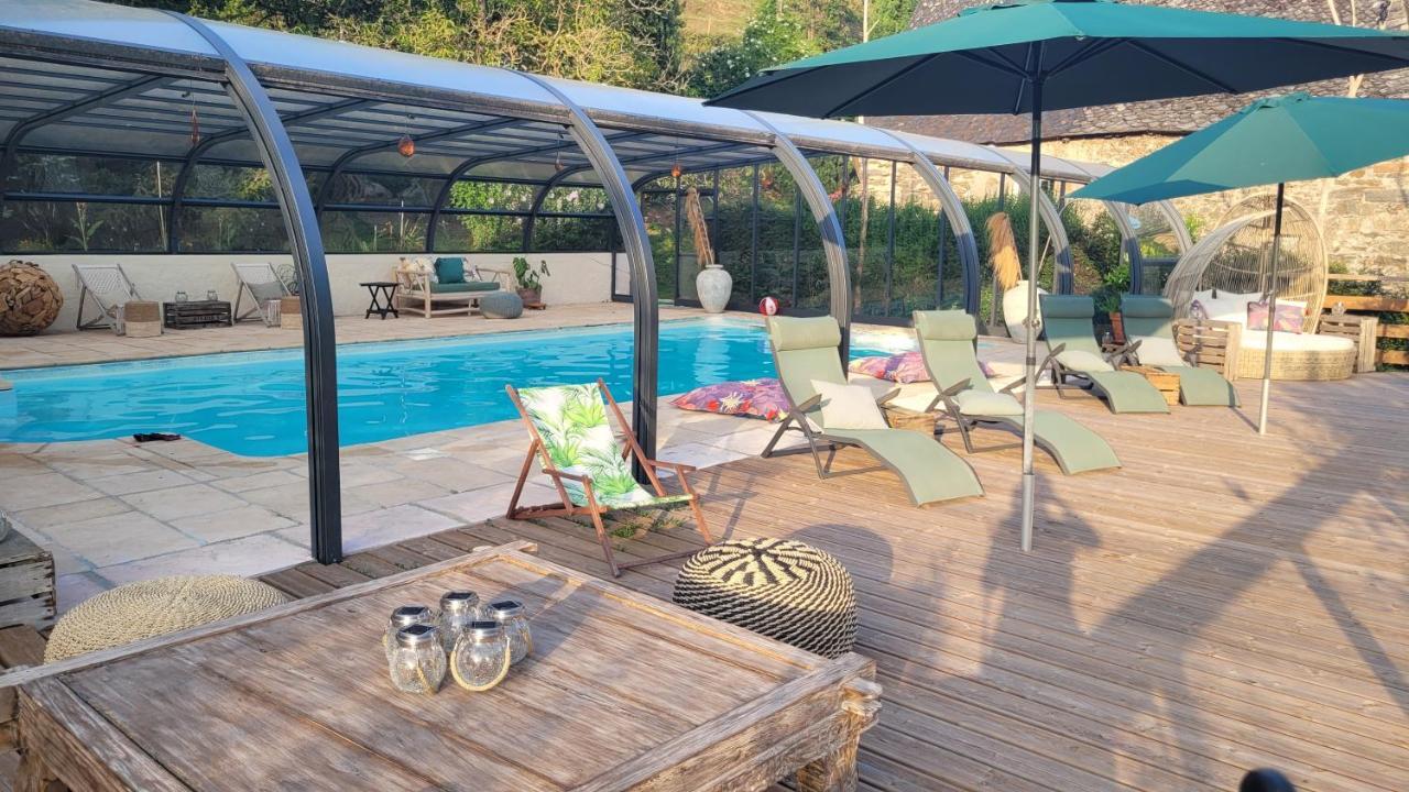 Manoir Des Pelies Spa Conques Exteriér fotografie