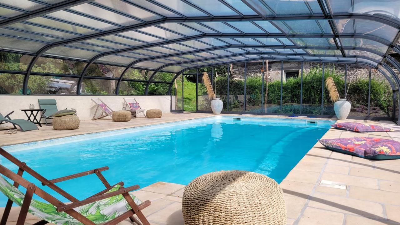 Manoir Des Pelies Spa Conques Exteriér fotografie
